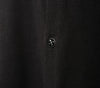 Overhemd Piqué - Biologisch katoen + elastane - zwart - verborgen button down - The Driftwood Tales