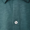 Overhemd - Biologisch katoen - petrol - verborgen button down - The Driftwood Tales