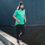 Club & Axe T-shirt - Organic cotton - fresh green