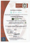 certificaat van biologisch geteelt en verwerkt linnen
