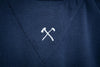 Sweatshirt - biologisch katoen - Club&Axe - Navy blauw - The Driftwood Tales