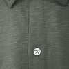 Overhemd - Biologisch katoen - Leger groen - verborgen button down - The Driftwood Tales
