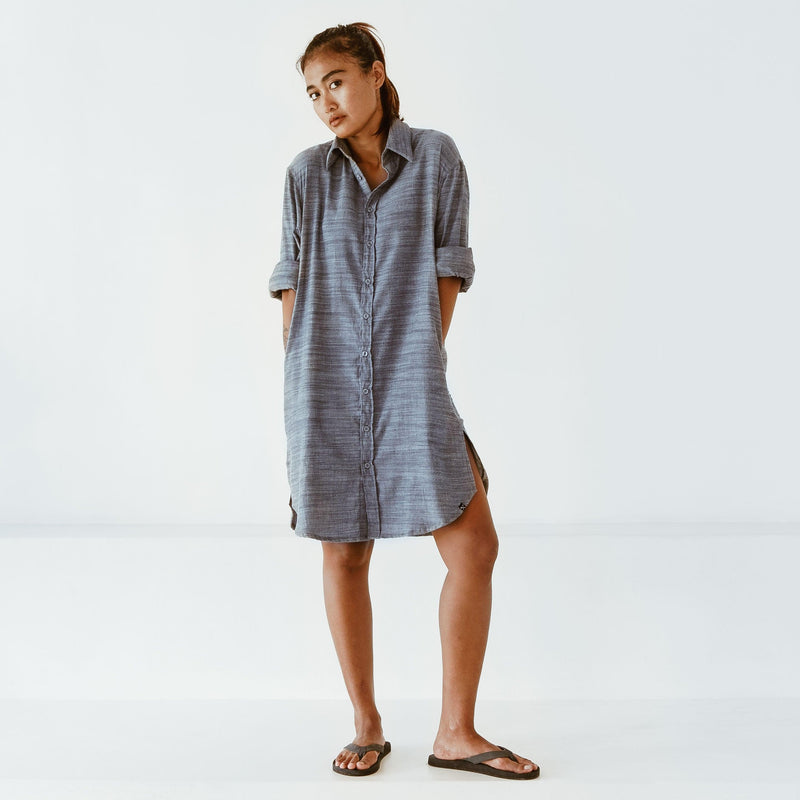 Linnen Overhemd Linnen Jurk Lang STREET-ONE Linnen Shirtblouse