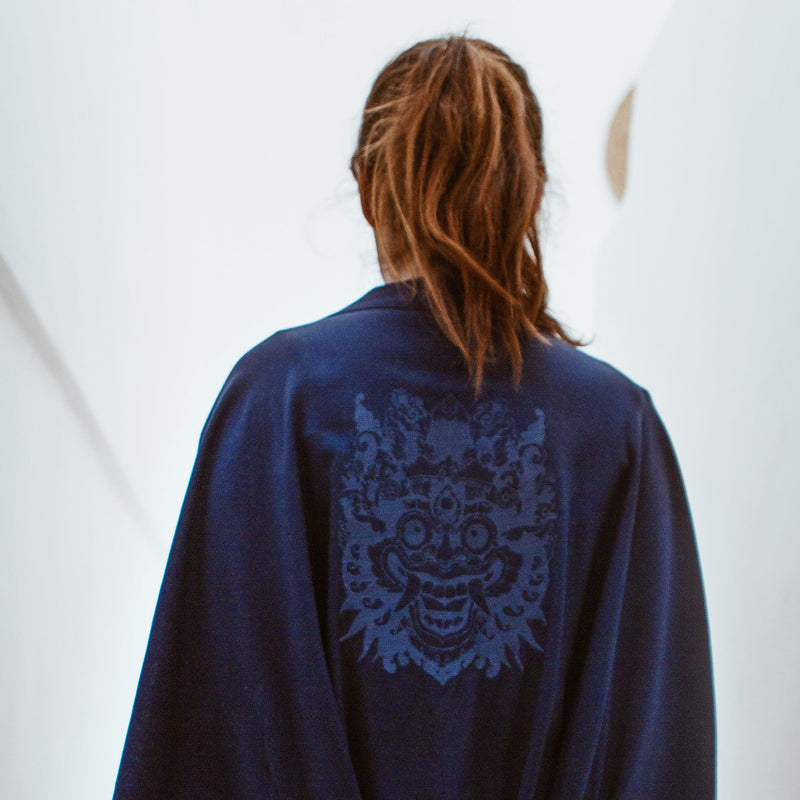 Kimono - barong - navy blauwº - The Driftwood Tales